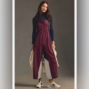 Anthropologie Daily Practice Colorblock Jumpsuit Women xxs